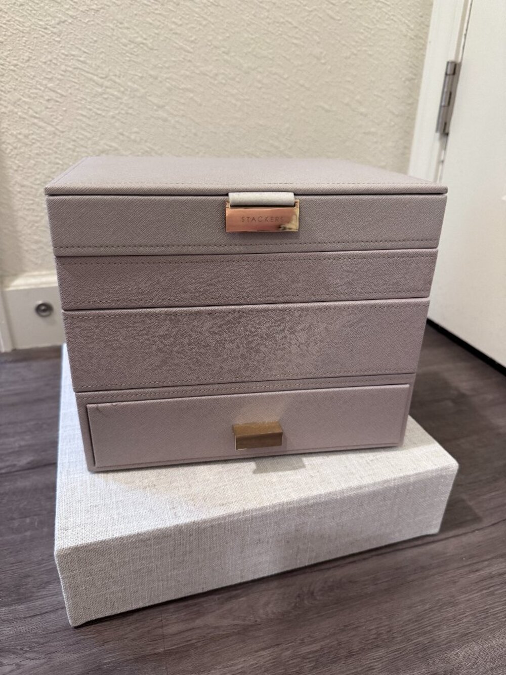 Stackers classic jewelry box set in Taupe, 4 pieces